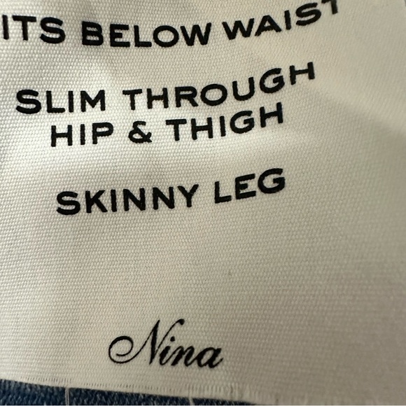 NWT Rag & Bone Nina Distressed High-rise Skinny Jeans 31 - Picture 6 of 6